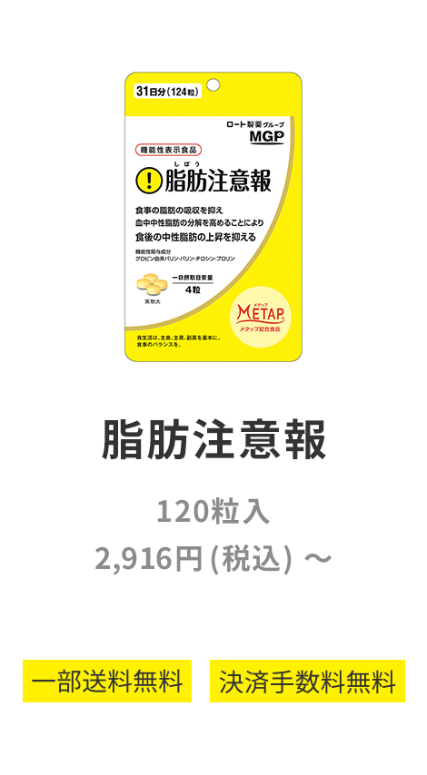 脂肪注意報